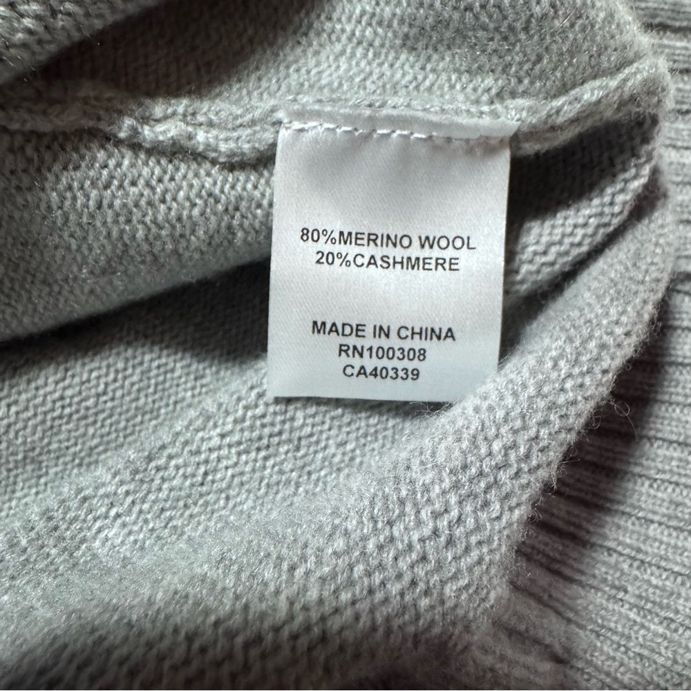 Peter Millard Crown Crafted (NWT) Wool & Cashmere Blend Sweater Size Large - Picture 4 of 7